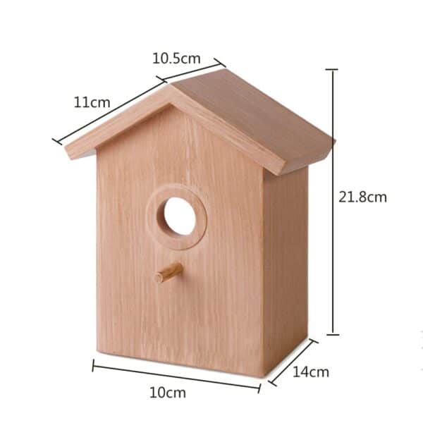 Creative Wooden Bird House - Image 9