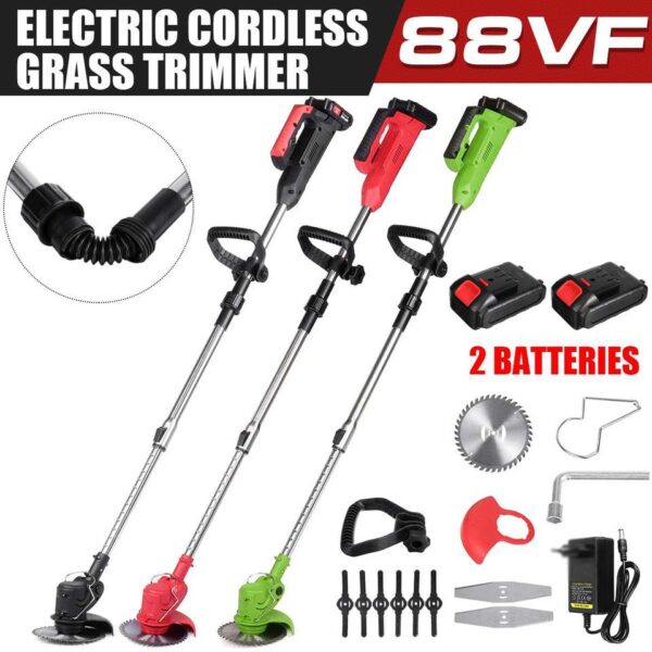 Cordless Lawn Mower with Super Power and 2 Batteries - Image 2