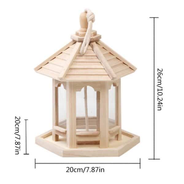 Creative Wooden Bird House - Image 2