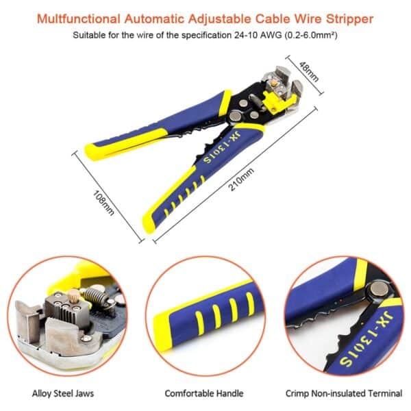 Multifunctional Ratcheting Wire Crimpers - Image 5