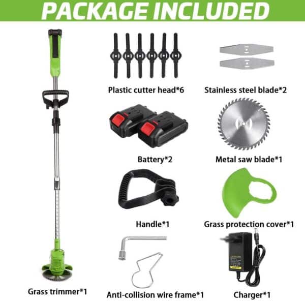 Cordless Lawn Mower with Super Power and 2 Batteries - Image 12