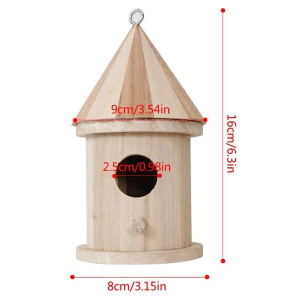 Creative Wooden Bird House - Image 14