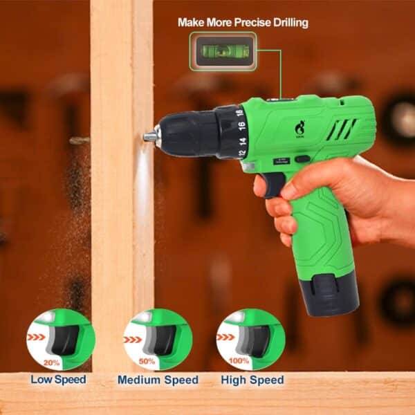 Cordless Drill with Leveling Bubble - Image 4