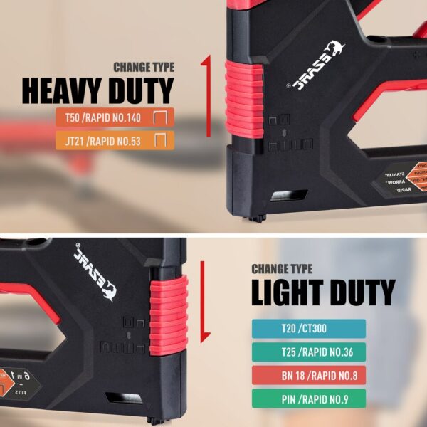 6-in-1 Heavy Duty Staple Gun for Carpentry - Image 7