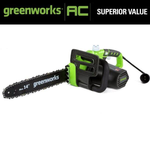 Greenworks 105 Amp 14-inch Corded Electric Chainsaw - Image 6