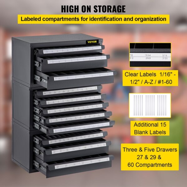 Stackable Drill Bit Dispenser with 3/5 Drawers - Image 4