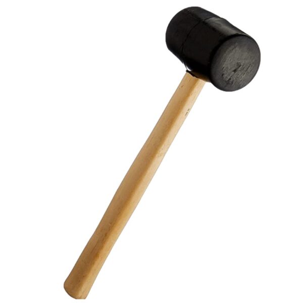 Rubber Mallet with Wood Handle for Flooring