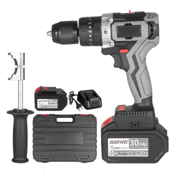 Cordless Electric Drill Driver with Hammer - Image 5