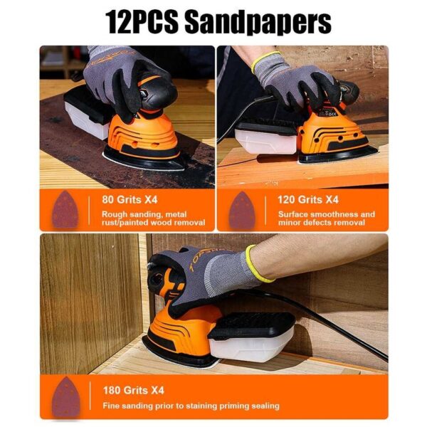 Electric Sander with Dust Collection Box - Image 8