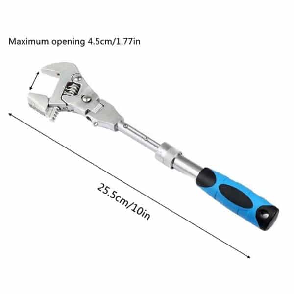 5-in-1 Telescopic Shaking Head Ratchet Wrench - Image 6