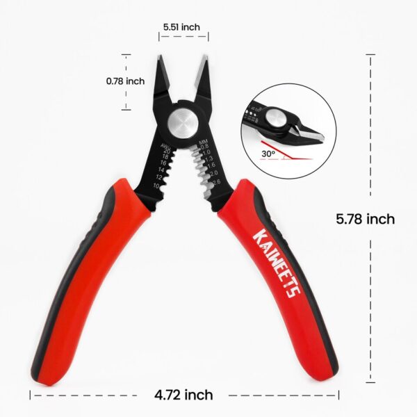 Multitool Wire Stripper and Crimper Pliers - Image 7