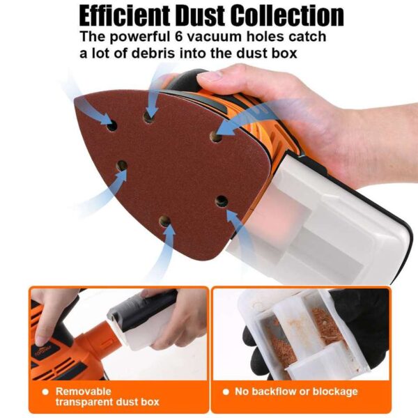 Electric Sander with Dust Collection Box - Image 7