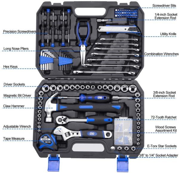 148-Piece Hand Tool Set with Toolbox - Image 5