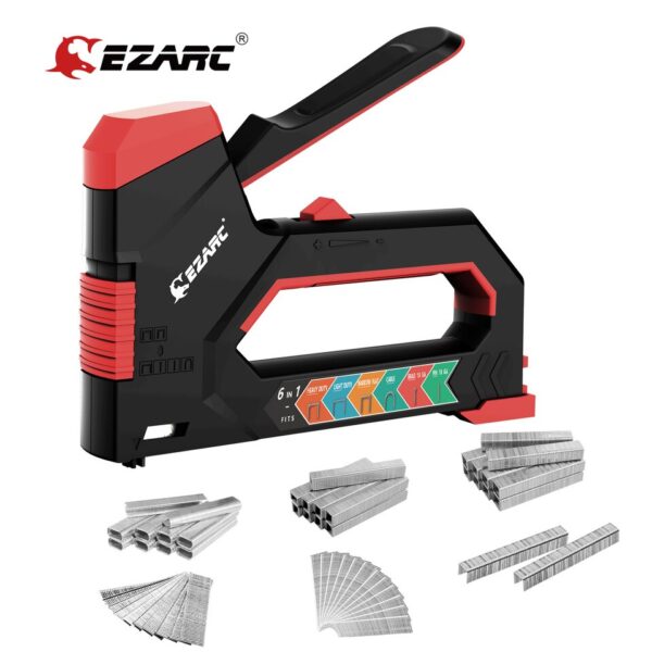 6-in-1 Heavy Duty Staple Gun for Carpentry