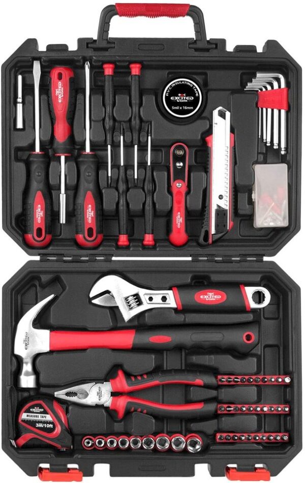 198-Piece Mechanic Tool Set with Plastic Storage Case - Image 2