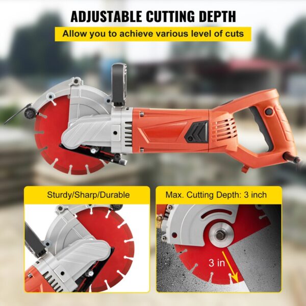 7-Inch Electric Circular Saw for Concrete and Metal Cutting - Image 4