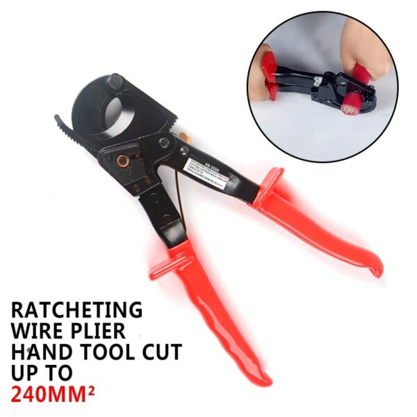 Ratcheting Cable Cutter for Electrical Wires - Image 3