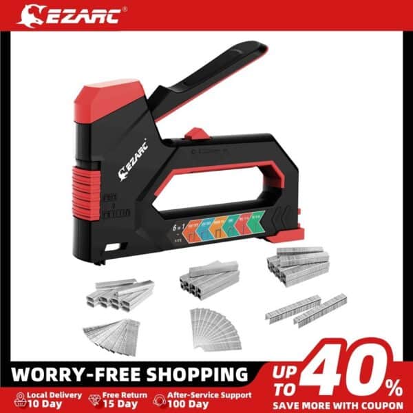 6-in-1 Heavy Duty Staple Gun for Carpentry - Image 2