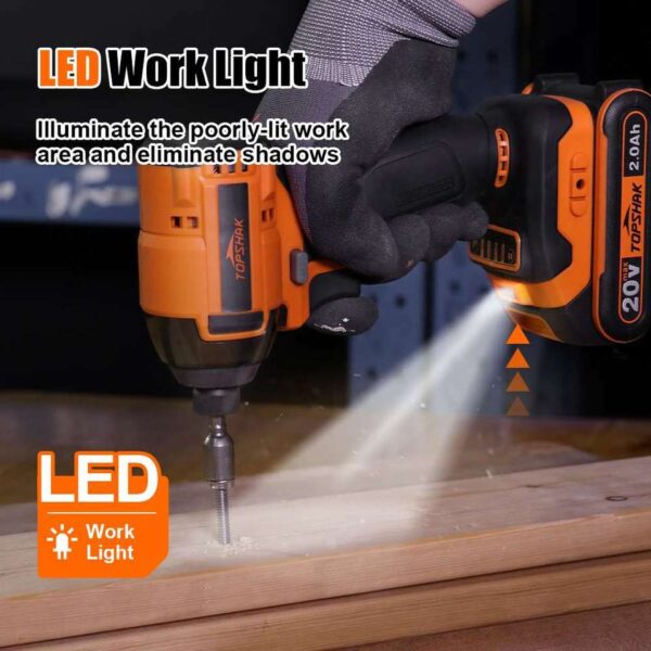 Cordless Impact Driver with LED Light - Image 4