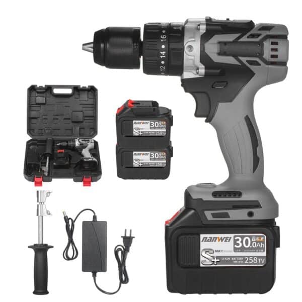 Cordless Electric Drill Driver with Hammer