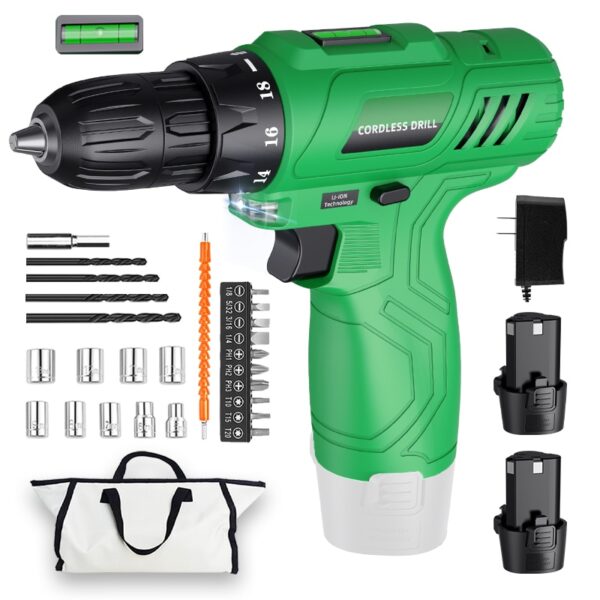 Cordless Drill with Leveling Bubble - Image 11