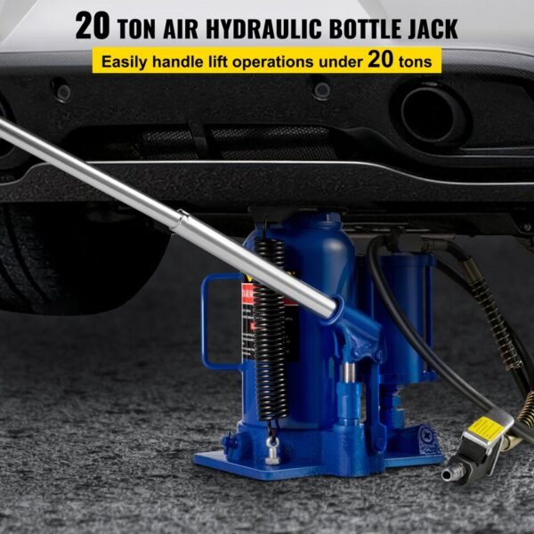 20 Ton Air Hydraulic Bottle Jack for Heavy-Duty Lifting - Image 4