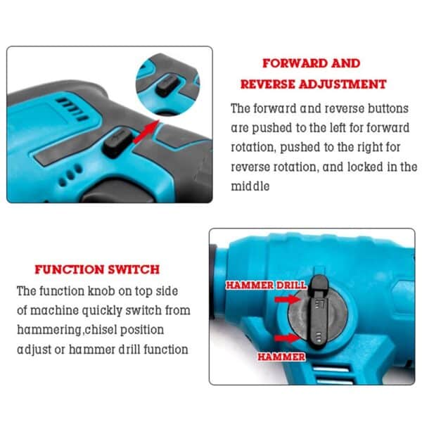 Cordless Electric Hammer for Concrete Demolition - Image 7