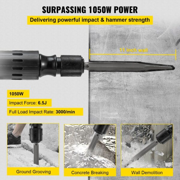 Rotary Hammer Drill for DIY Demolition - Image 6