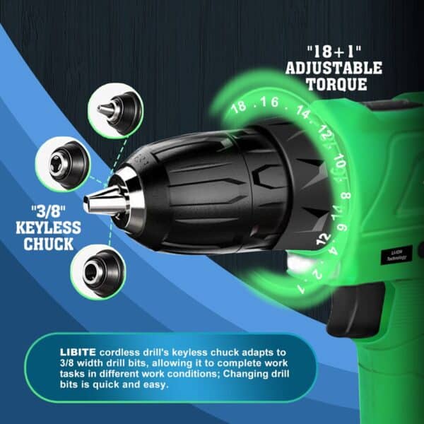 Cordless Drill with Leveling Bubble - Image 5