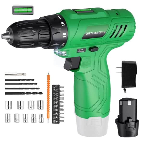 Cordless Drill with Leveling Bubble