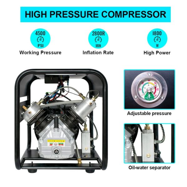 Air Compressor for Air Rifle and Diving Scuba Tank - Image 4