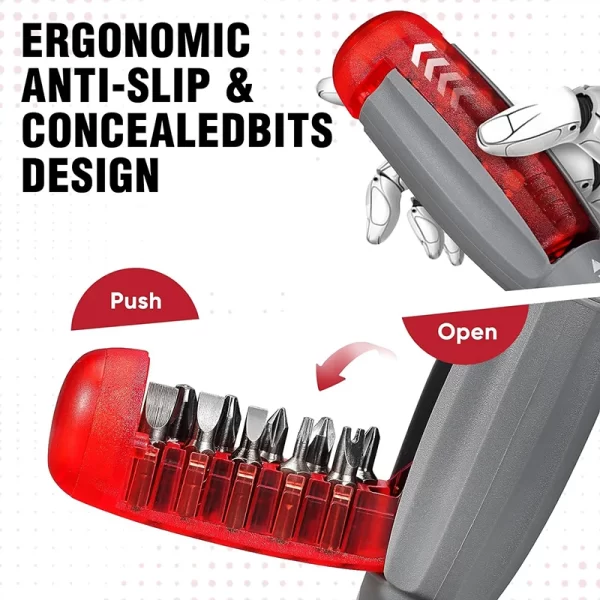 11-in-1 Ratchet Screwdriver Set - Image 3