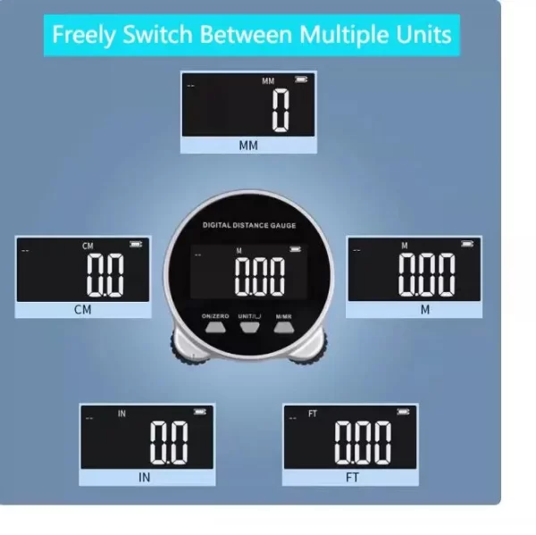 Digital Rechargeable Tape Measure – Smart High-Precision Measuring Tool - Image 4