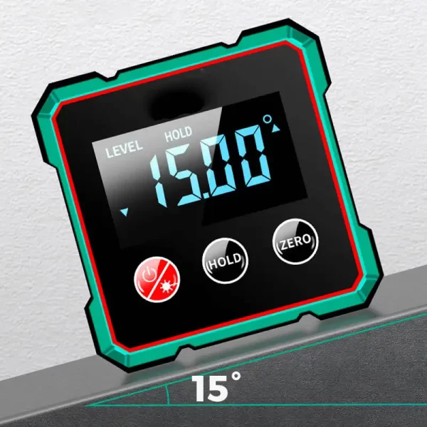 Magnetic Digital Angle Finder with Electronic Laser - Image 3
